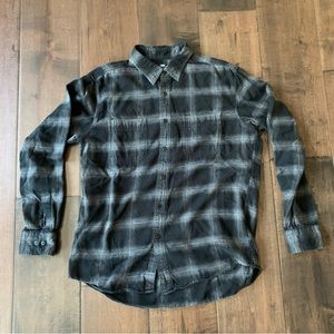 Uniqlo Black/Gray Flannel